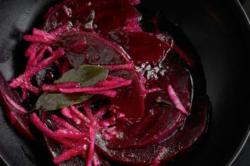Salade de betteraves rouges à la pomme