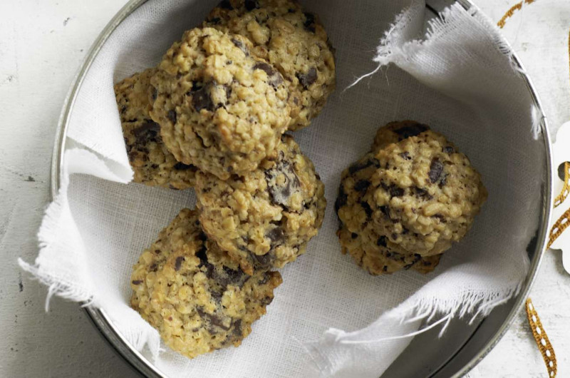 Petits biscuits au chocolat et à l’avoine