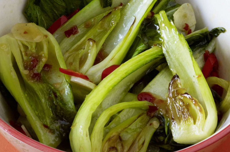 Poêlée de pak-choï