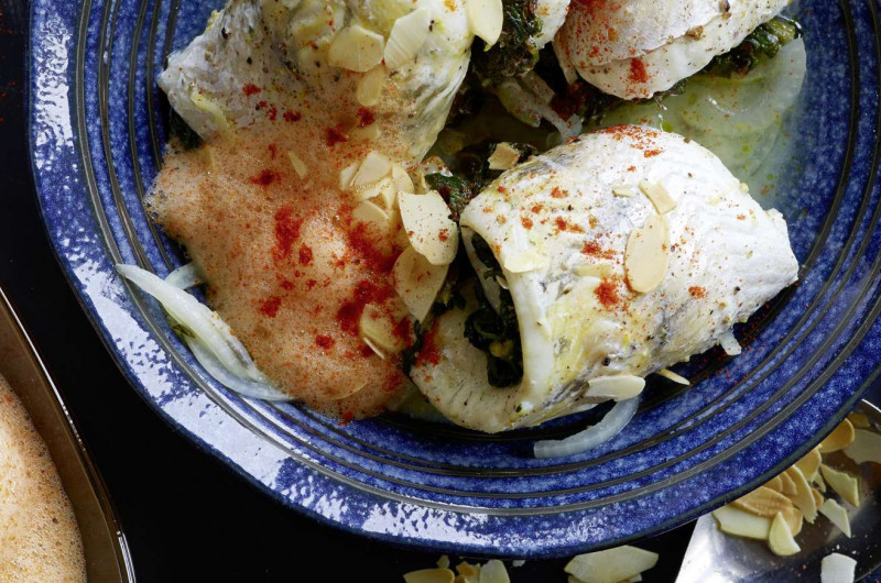 Filet de sandre avec sabayon au paprika