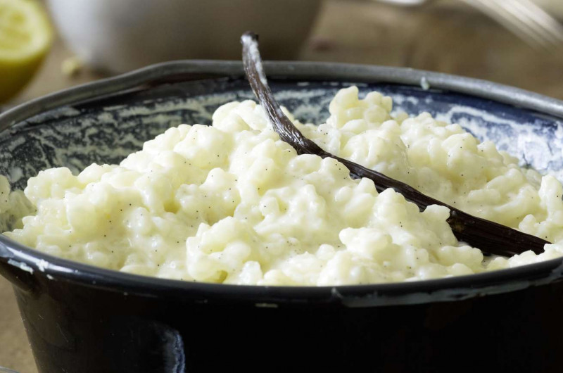 Riz au lait à la vanille
