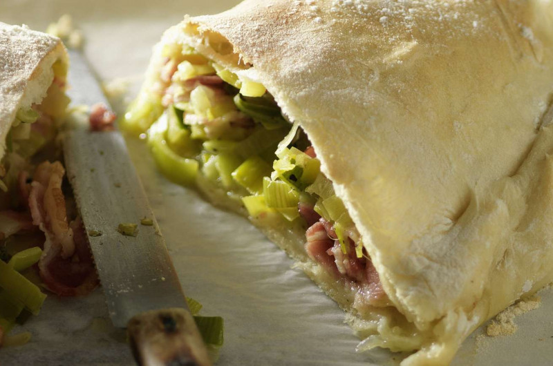 Calzone aux poireaux