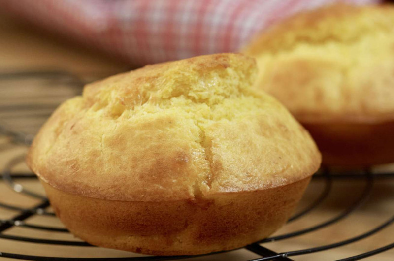 Petits gâteaux moelleux au maïs