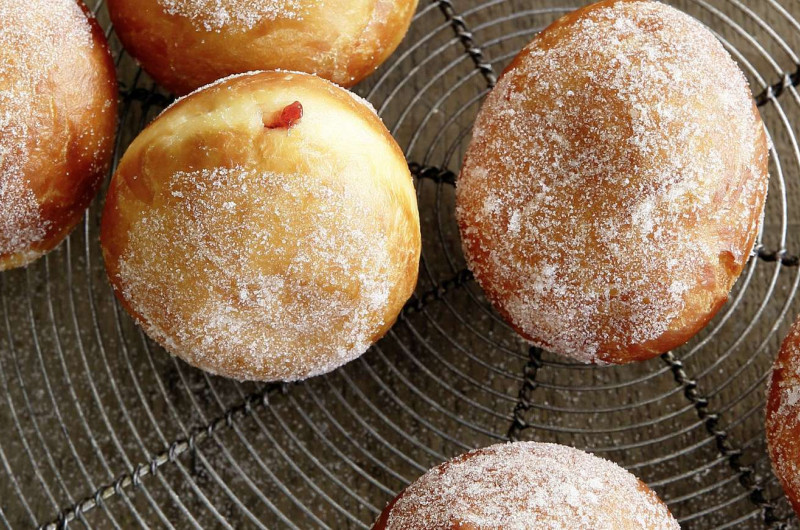 Boules de Berlin à la framboise
