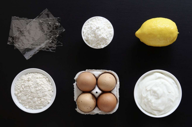 Roulé au séré au citron