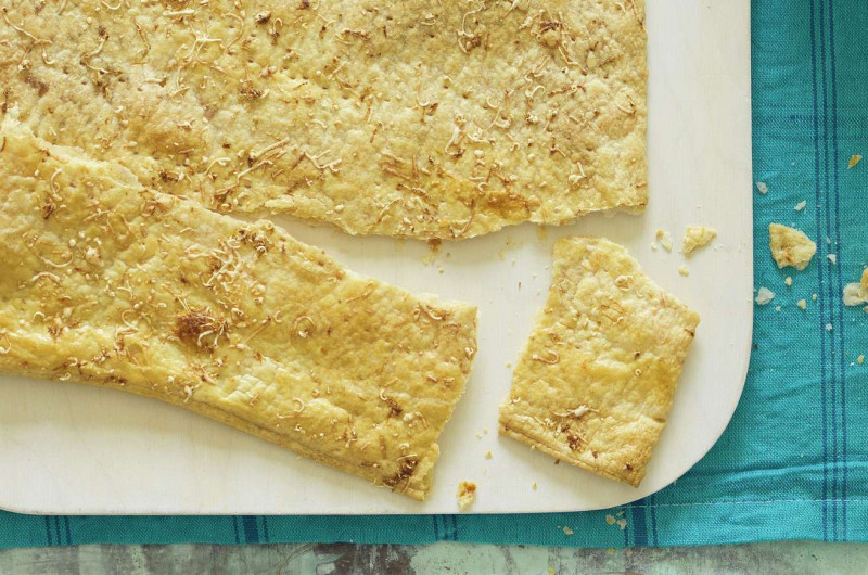 Pâte feuilletée avec huile citronnée