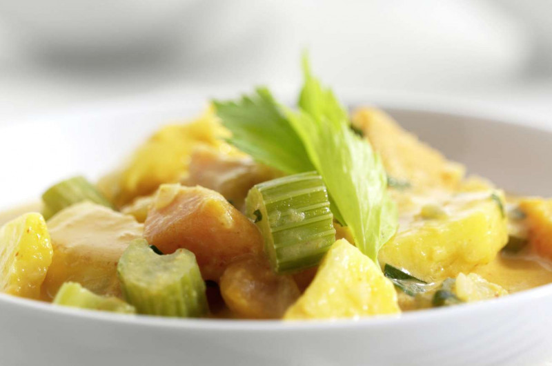 Curry de légumes à l’ananas