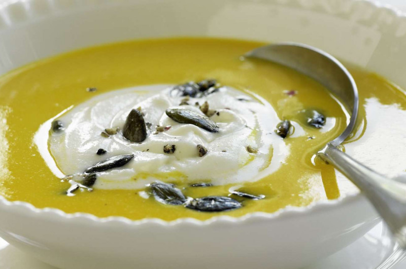Velouté de courge au moscato