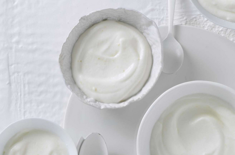 Mousse à la crème acidulée