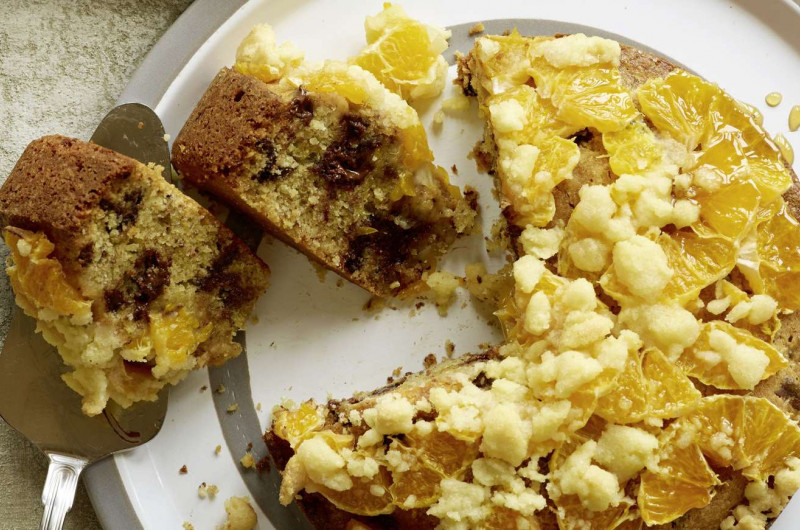 Gâteau au crumble et aux clémentines