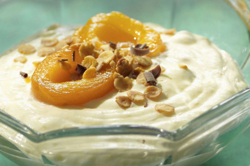 Crème à l’abricot et au miel
