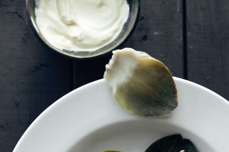 Artichauts à la mayonnaise