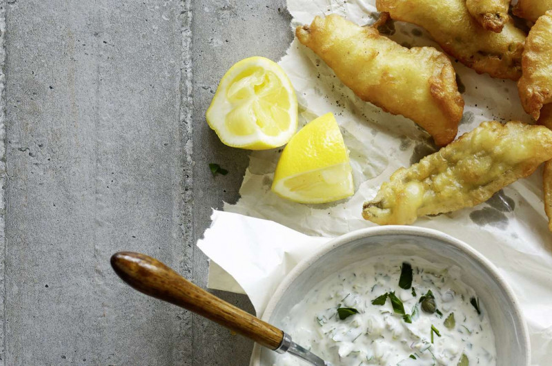 Beignets de filets de perche