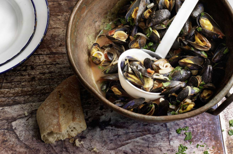 Moules aux tomates