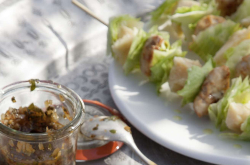 Brochettes de poulet