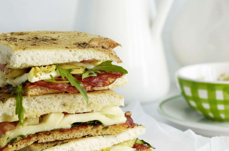 Panini à la mozzarella