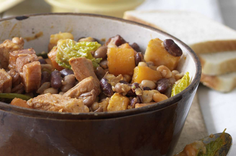 Ragoût de porc aux haricots