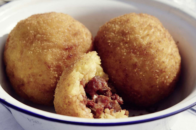 Arancini à l’aubergine