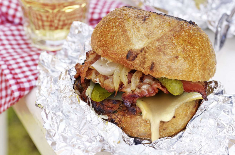 Cheeseburger au barbecue