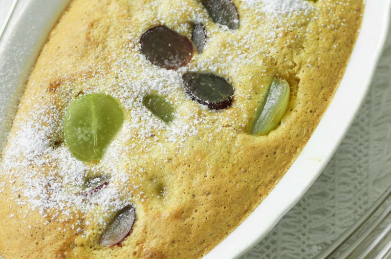 Clafoutis aux raisins