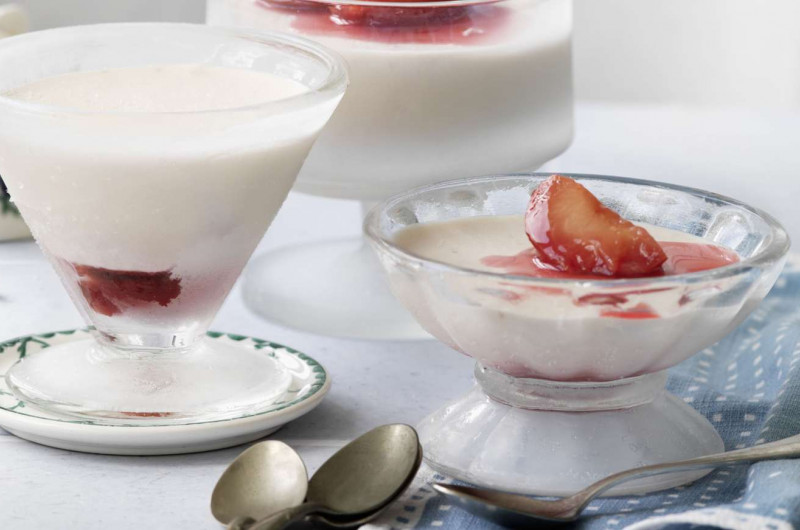 Crème glacée aux prunes