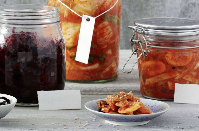 Kimchi de chou frisé aux carottes