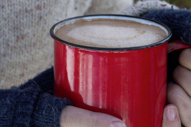 Chocolat chaud au rhum