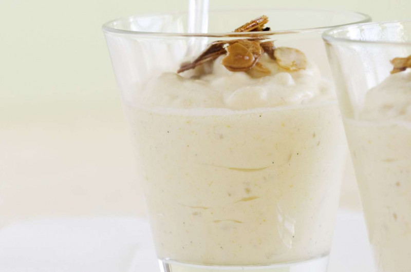 Mousse de riz à l’argousier