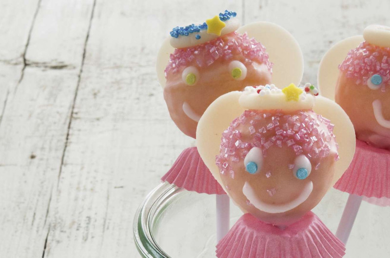 Petits anges en cake pops
