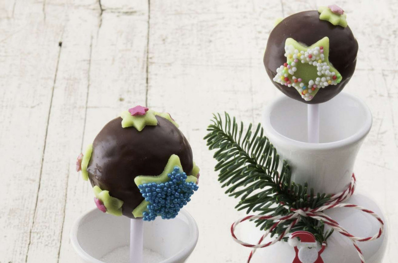 Cake pops étoilés