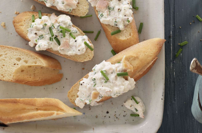 Crostini à la truite