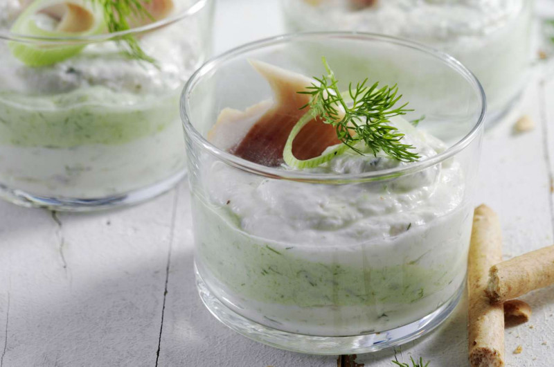 Mousse de truite fumée