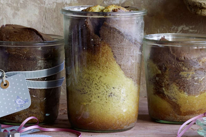 Gâteaux marbrés aux marrons