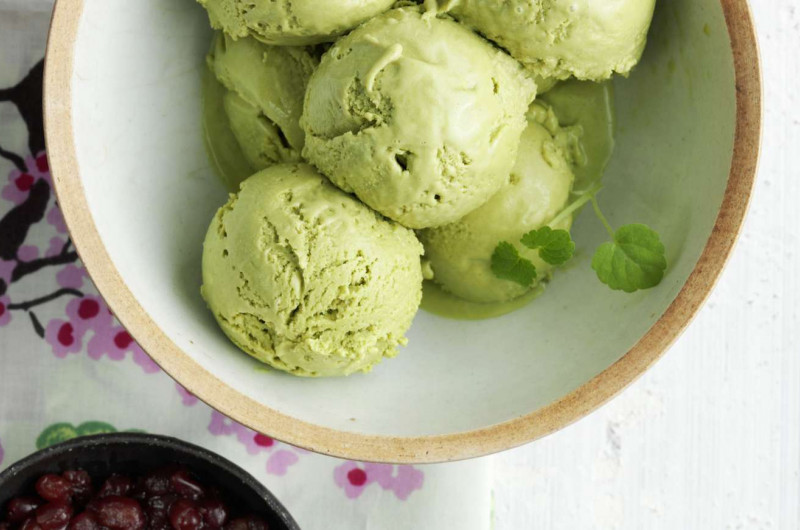 Glace au matcha