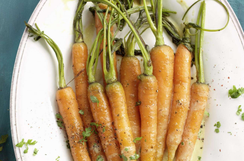 Carottes au curry et au cerfeuil