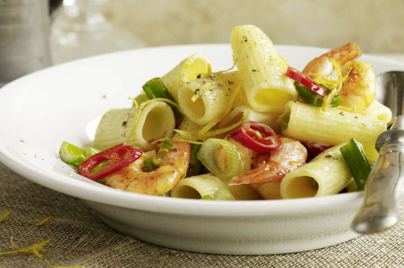 Rigatoni aux crevettes