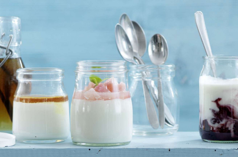 Yogourt au sirop à la vanille
