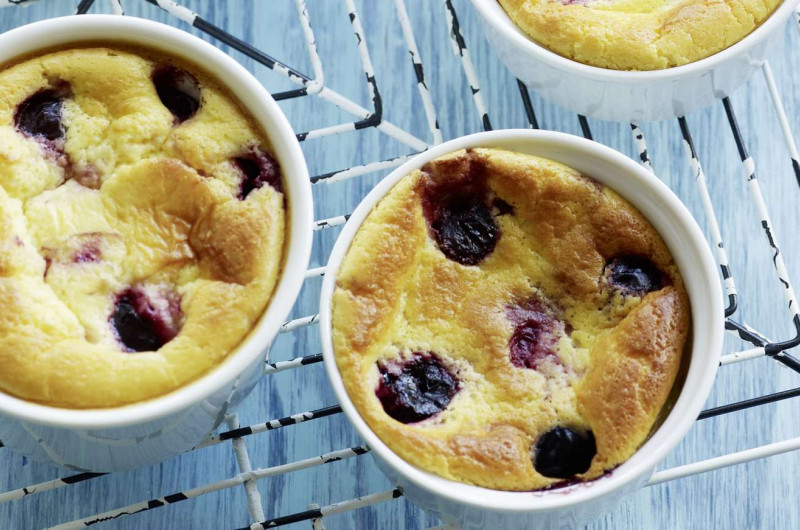 Gratin de fruits au fromage frais