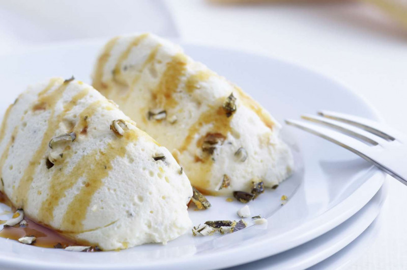 Mousse au séré et aux graines de courge