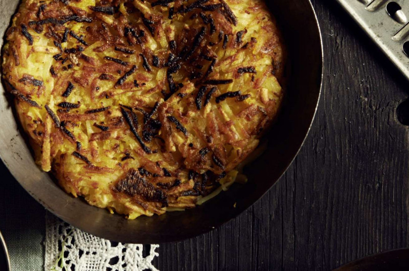 Rösti de carottes jaunes
