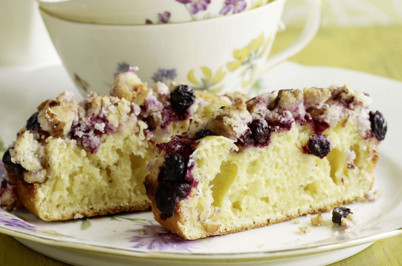 Cake aux cassis façon crumble
