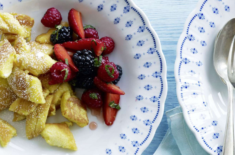 Kaiserschmarrn avec fruits marinés