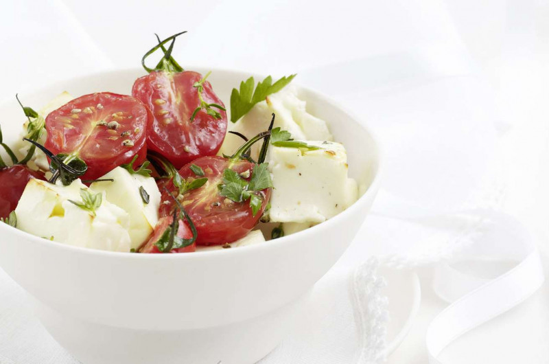 Feta et tomates au four