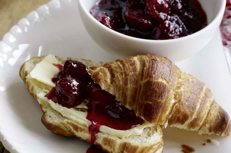 Confiture de framboises rôties