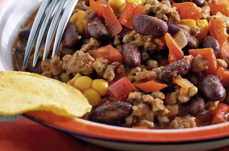Chili con carne avec maïs
