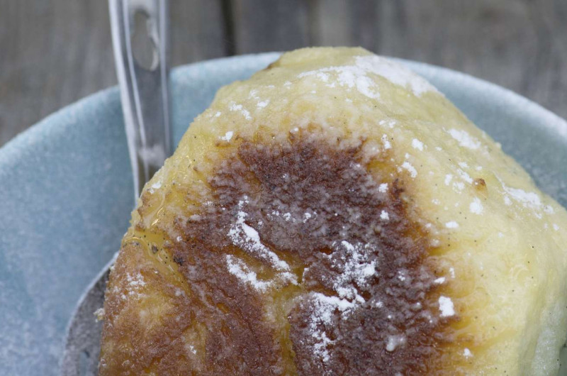 Pain soufflé à la vanille
