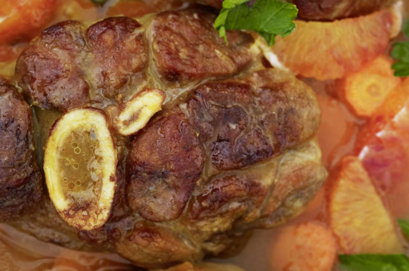 Jarrets de veau aux oranges sanguines
