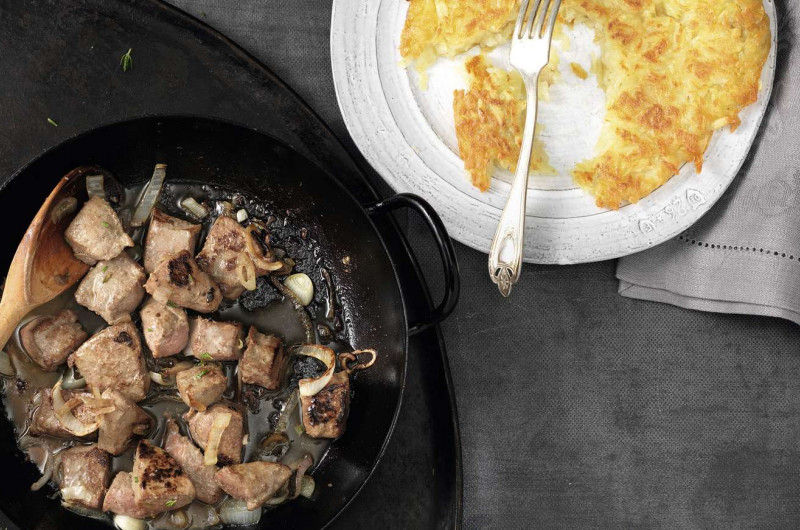 Emincé de foie de veau sauce madère