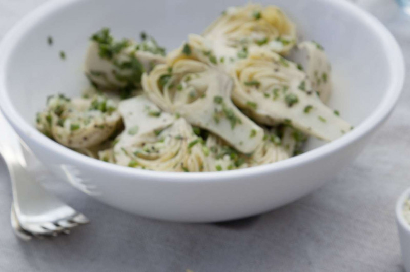 Artichauts marinés