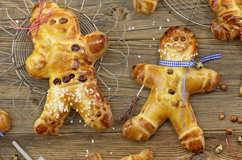 Bonshommes en pâte